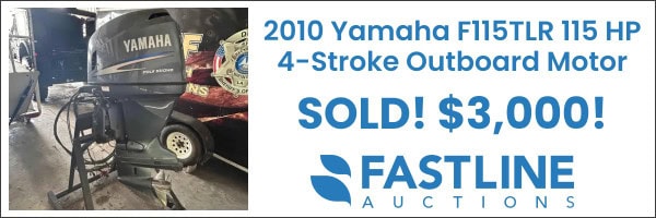 2010 Yamaha F115TLR 115 HP 4-Stroke Outboard Motor sold for $3000!