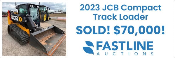 2023 JCB Compact Track Loader sold for $70,000